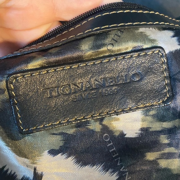 Tignanello Black Satchel Bag - Picture 8 of 14
